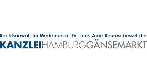 Kanzlei Hamburg Gänsemarkt · Medizinrecht: Rechtsanwalt Dr. Jens-Arne Reumschüssel